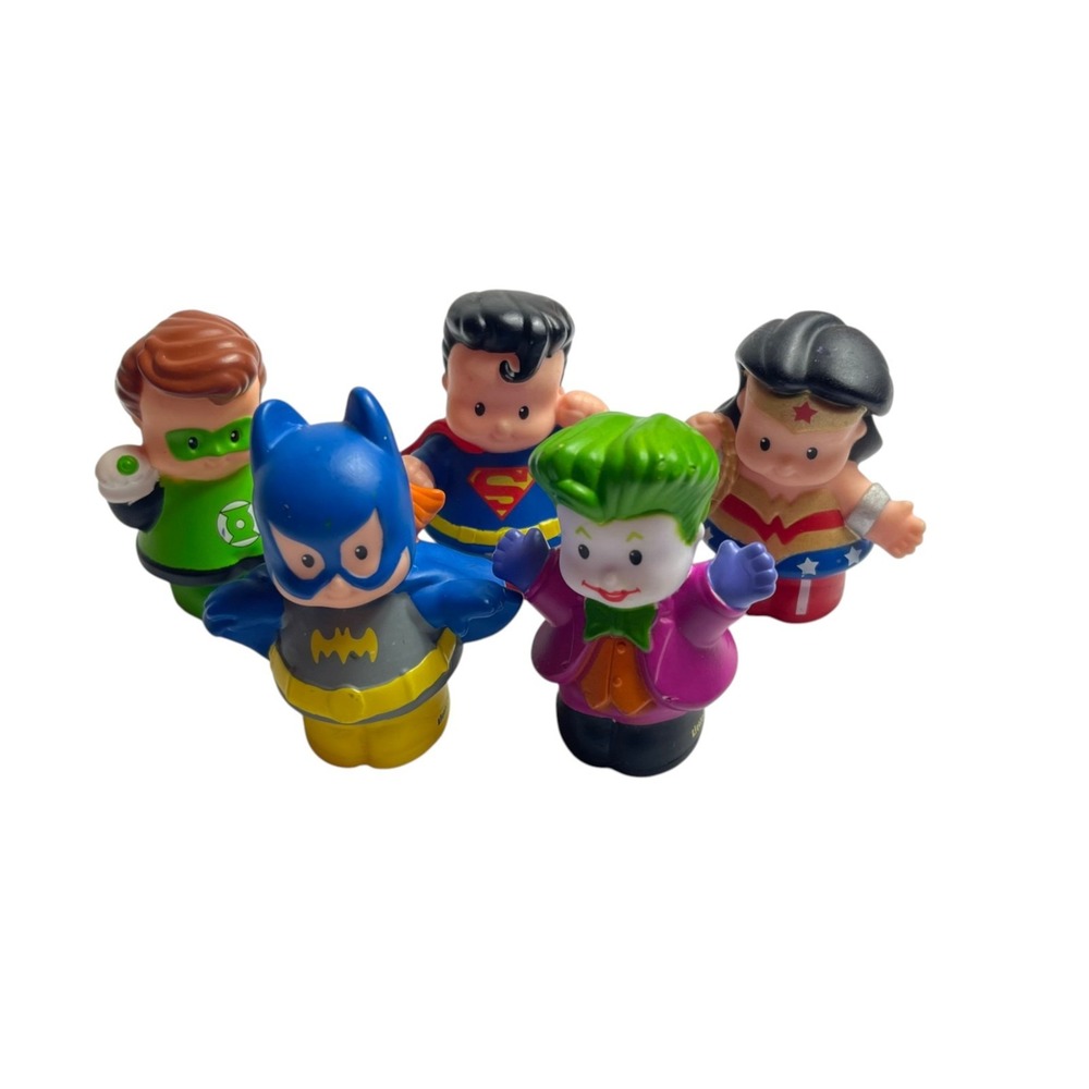 Little People DC Superheroes Joker Batman Superman Fisher Price